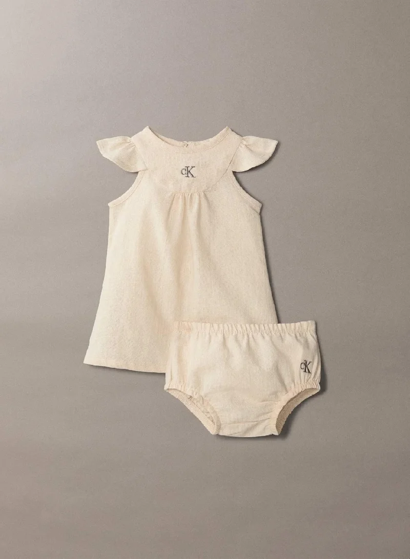 Calvin Klein Jeans Newborn Linen Blend Dress