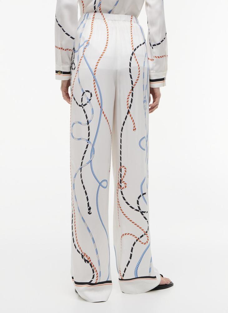 TOMMY HILFIGER Rope Print Relaxed Straight Trousers - Image 2