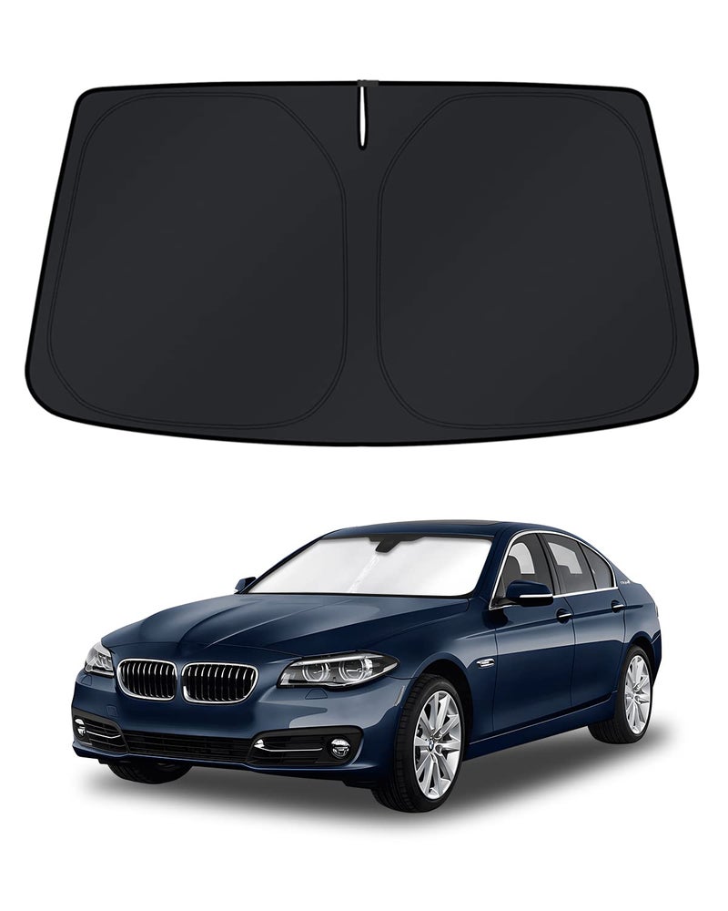 KUST Windshield Sun Shade for BMW 5 Series G30 G31 20172023 Window Shade Sun Visor Cover Foldable Blocks UV Rays Keep Your Car Cooler
