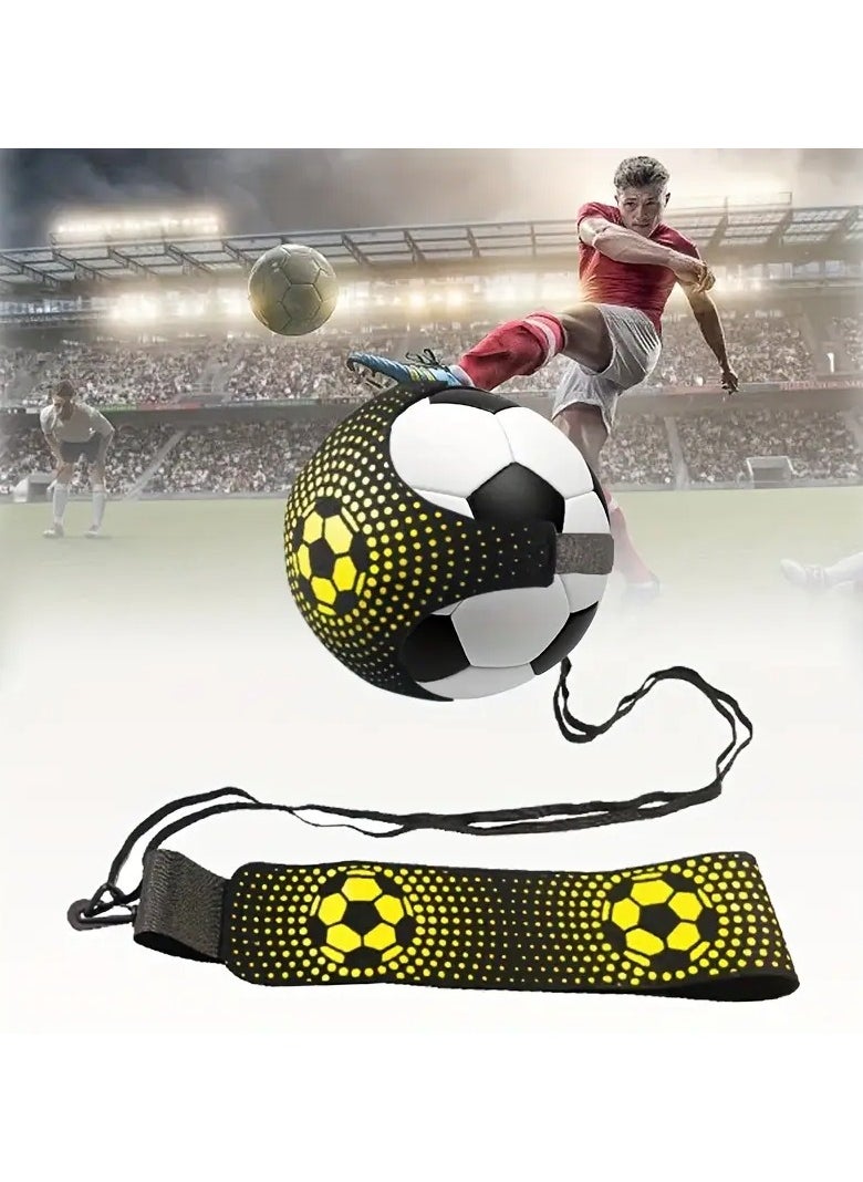 Goolsky Soccer Training Belt, Soccer Trainer, Soccer Training Equipment/Aid, Adjustable Football Training Belt, Kick Throw Solo Soccer Practice  - Image 1