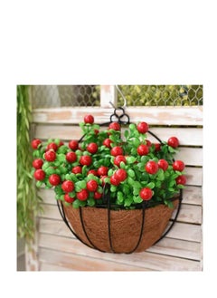 HOME TASTE TOMSUN Wall Hanging Planter Basket with Coconut Liner Wire Plant Holder Pot Wall Mounted Flower Baskets Garden Decoration for Indoor Outdoor  - Image 4