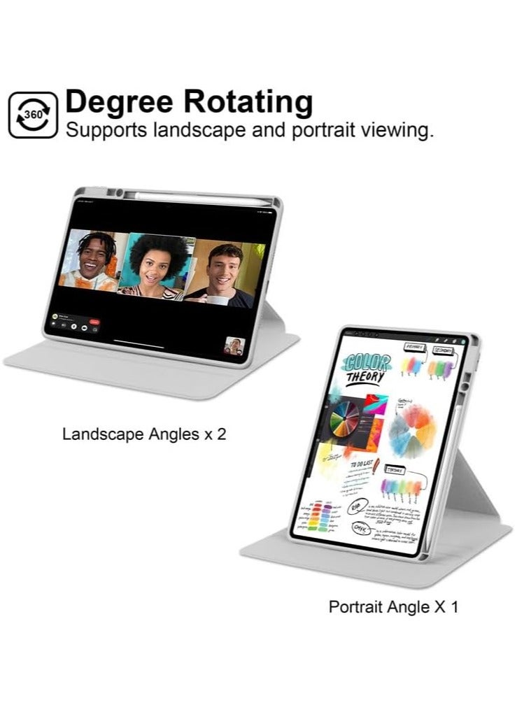 general Clear Back Case Compatible with Huawei MatePad Pro 13.2 inch 2023 with Pen Holder, 360 Degree Swivel Stand Flip Smart Tablet Cover Auto Sleep/Wake Tablet Case - Image 3