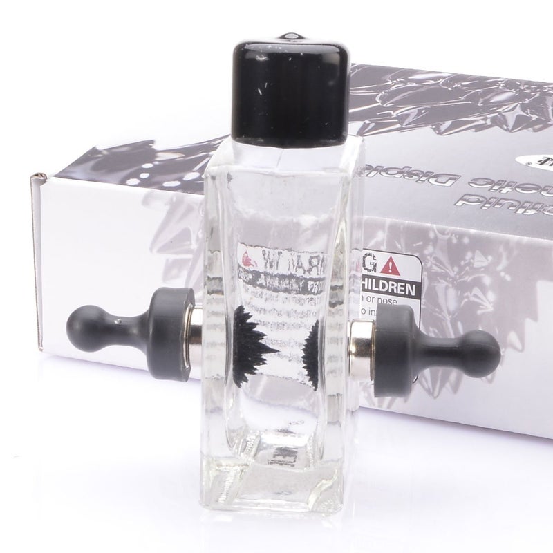 AOMAG Hoptech Bottle Ferrofluid Magnetic Liquid Display Toy,FerroFluid Display Toy Bottle,STEM Ferro Fluid Liquid Metal Magnetic Desk Toy - Image 5