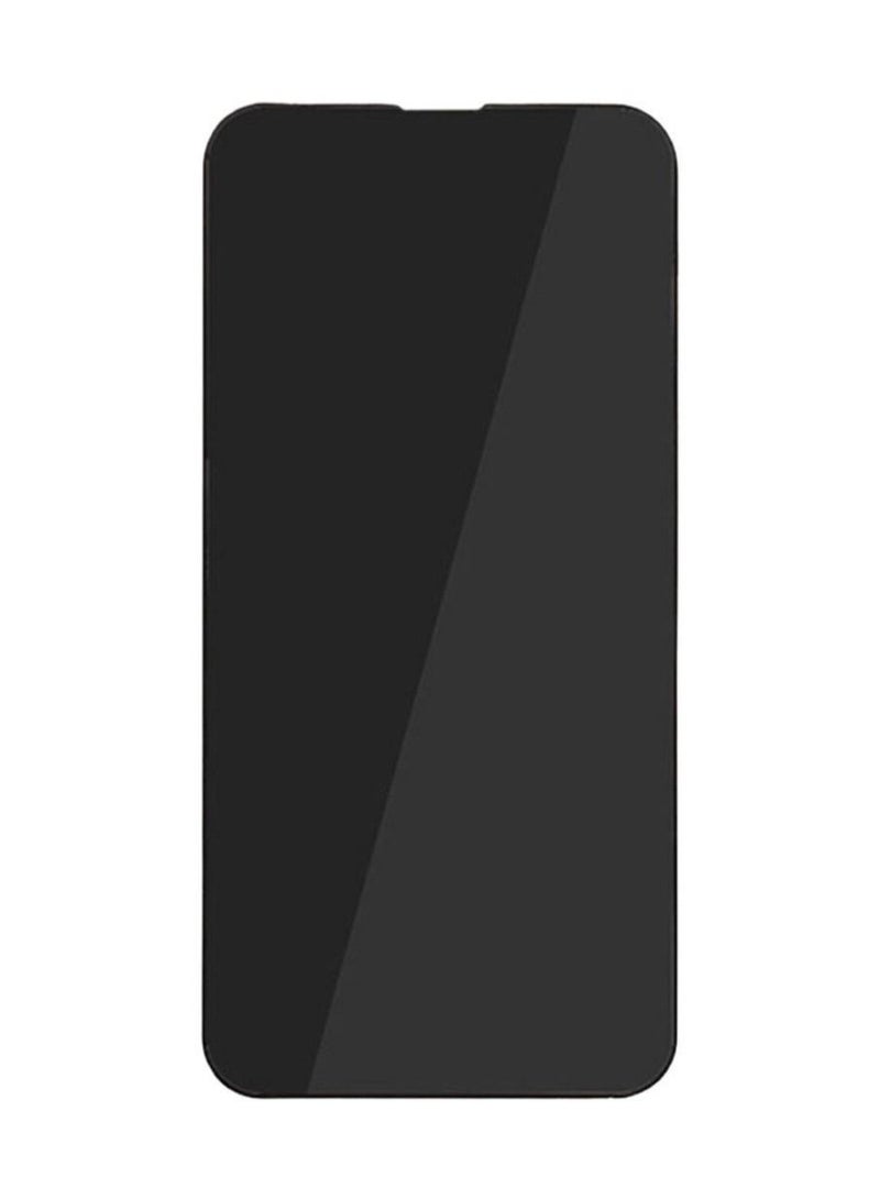 واقي شاشة من الزجاج المقوى خماسي الأبعاد مضاد للتجسس ومقاوم للتجسس لهاتف آيفون 13/13 برو ، أسود - Image 2