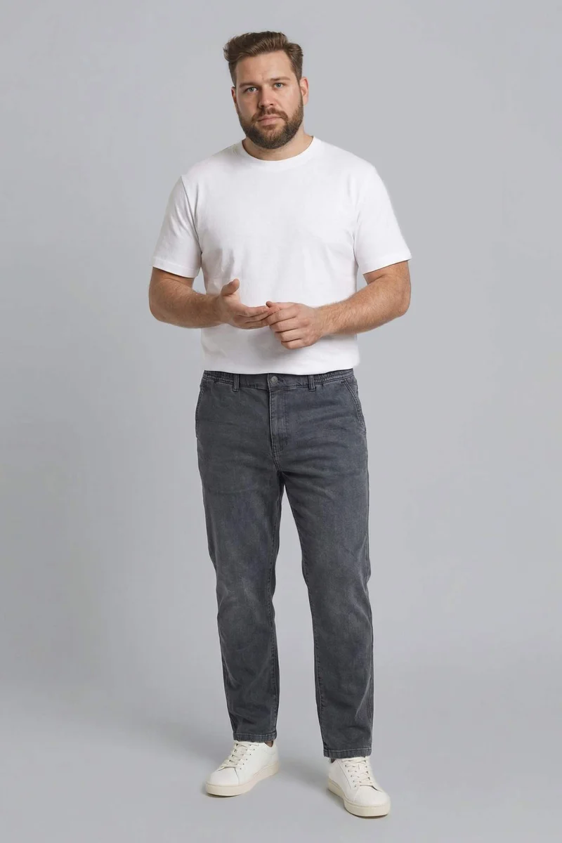 DeFacto Plus Size Wide Leg Trousers