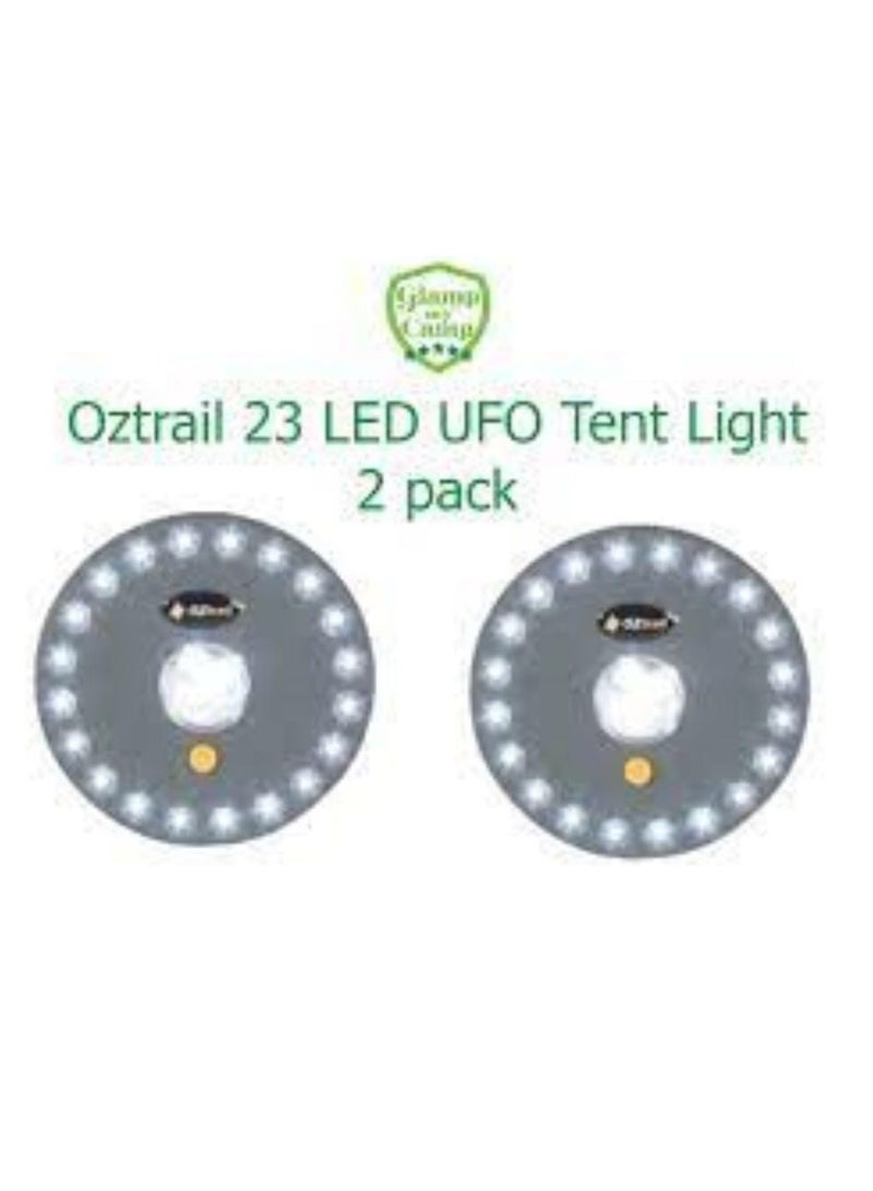 أوزتريل مصباح خيمة LED UFO ساطع، مصباح تخييم محمول مع طاقة بطارية 4 AA | مثالية للأنشطة الخارجية والخيام وحالات الطوارئ. خفيفة الوزن ومتينة وسهلة التعليق أو الحمل - Image 3