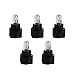 Dogary 5 PCS DB401 T5 Car Dashboard Light Bulbs Responsive High Brightness Indicator with Flat Top Plug and Play Antivibration Wedge Halogen Bulb AC Climate Control Switch Light White - Image 2