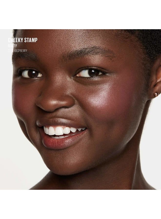 KAJA Blush - Cheeky Stamp | Gift, 7 Shades, Buildable & Blendable Shade with Heart-shaped Applicator, Rosy Finish, 04 Feisty, 0.17 Oz - Image 4