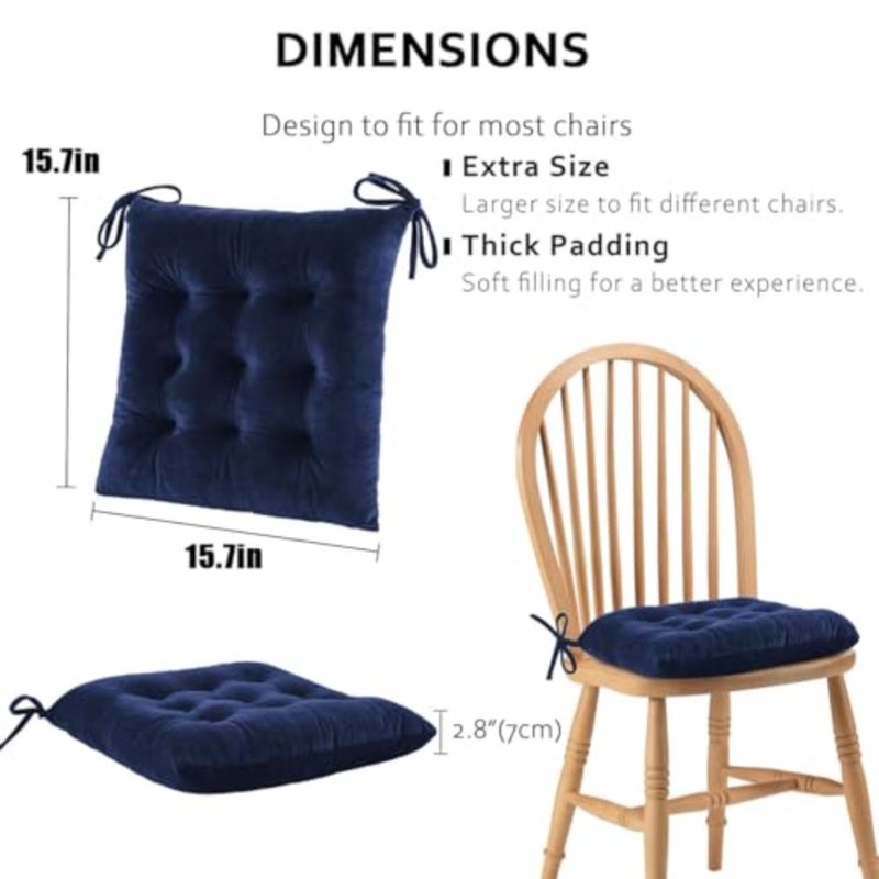 Floor Pillow Square Meditation Pillow for Seating on Floor Solid Thicken Tufted Seat Cushion Pouf Dacron Tatami Floor Cushion for Yoga Living Room Balcony Office Outdoor - Image 2