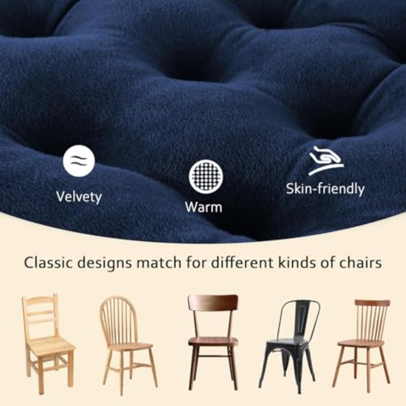 Floor Pillow Square Meditation Pillow for Seating on Floor Solid Thicken Tufted Seat Cushion Pouf Dacron Tatami Floor Cushion for Yoga Living Room Balcony Office Outdoor - Image 4