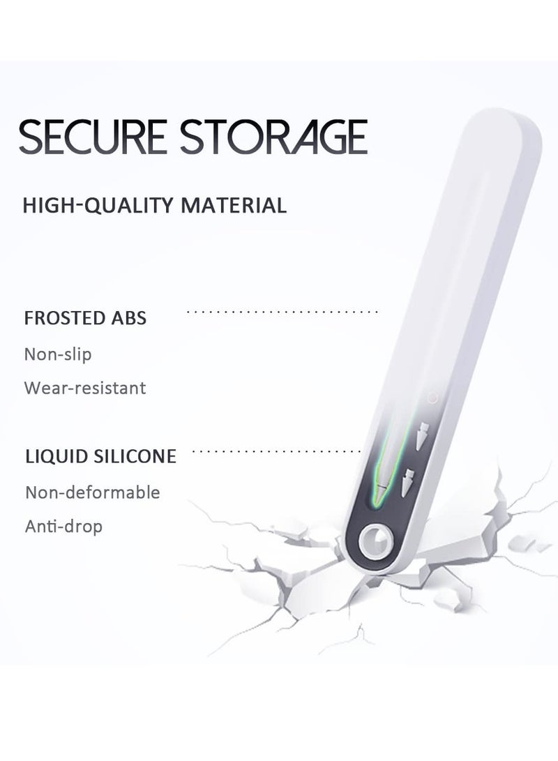 KASTWAVE Carrying Case for Apple Pencil 1st, Generation Swivel Magnetic Lid Storage Case for Apple Pencil 1st Generation Protective Case for iPad Pencil, Holder Accessory (White) - Image 4