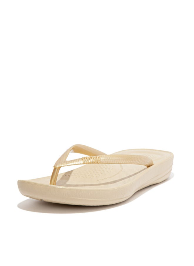 FitFlop 049-664 Fitflop Ladies Iqusion Flip Flop E54-010 Gold  - Image 3