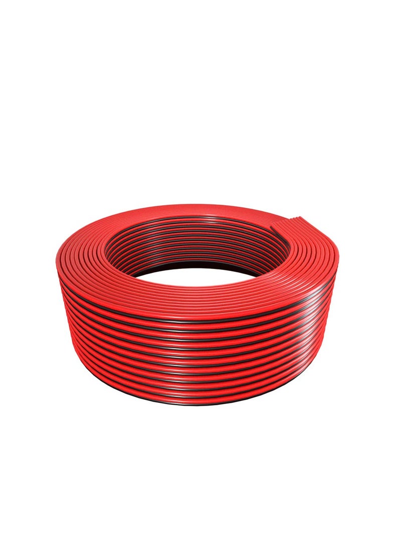 BTF-LIGHTING BTF-LIGHTING 32.8FT/10M 20AWG Strip Light Ribbon Electrical Extension Cable Wire 2 Pin Red Black Stand Connection 2 Core Cord Line for 3014 5630 FCOB Single Color Flexible LED Tape Rope  - Image 1