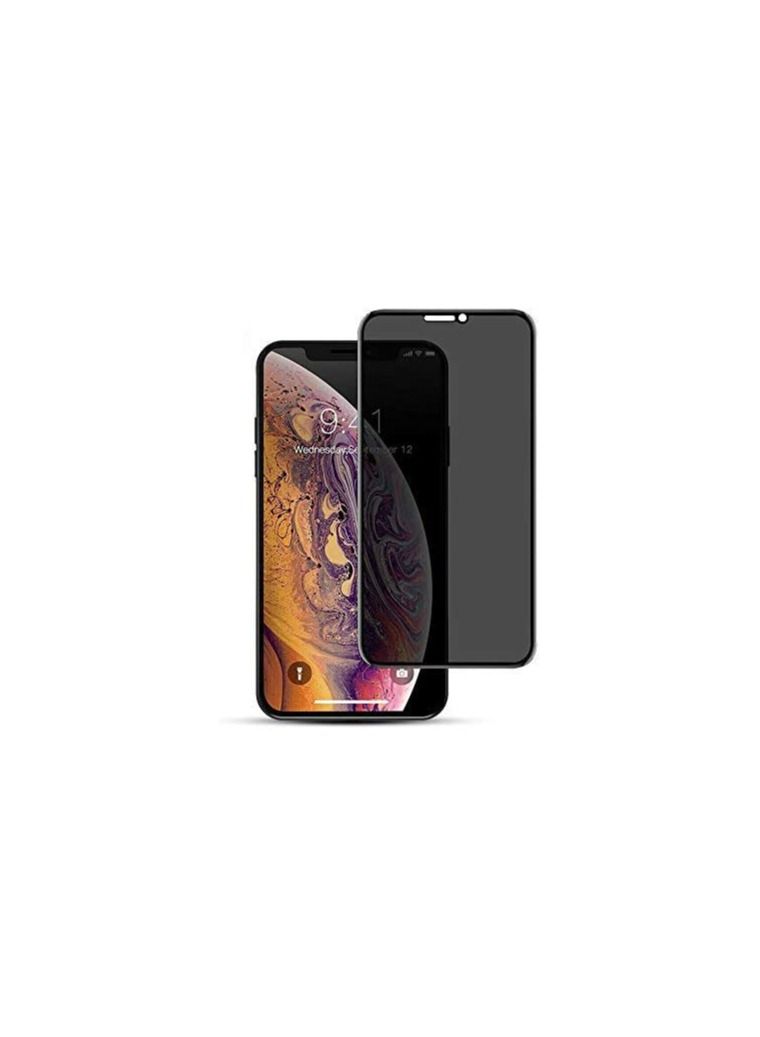 iPhone XS Max Privacy Screen Protector, Tempered Glass 5D 9H Privacy Screen Protector for iPhone XS Max 6.5" Black  - Image 1