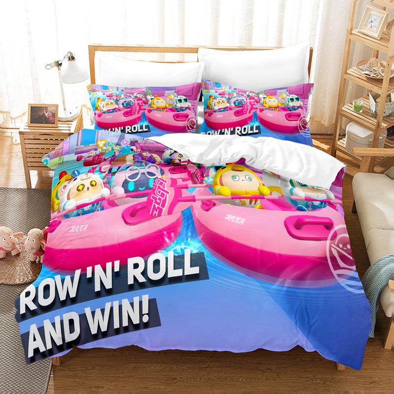 New Eggboy Party Digital Printed Brushed Bedding Four-Piece Set Of Three Pieces Egggy Party Sheets - Image 4