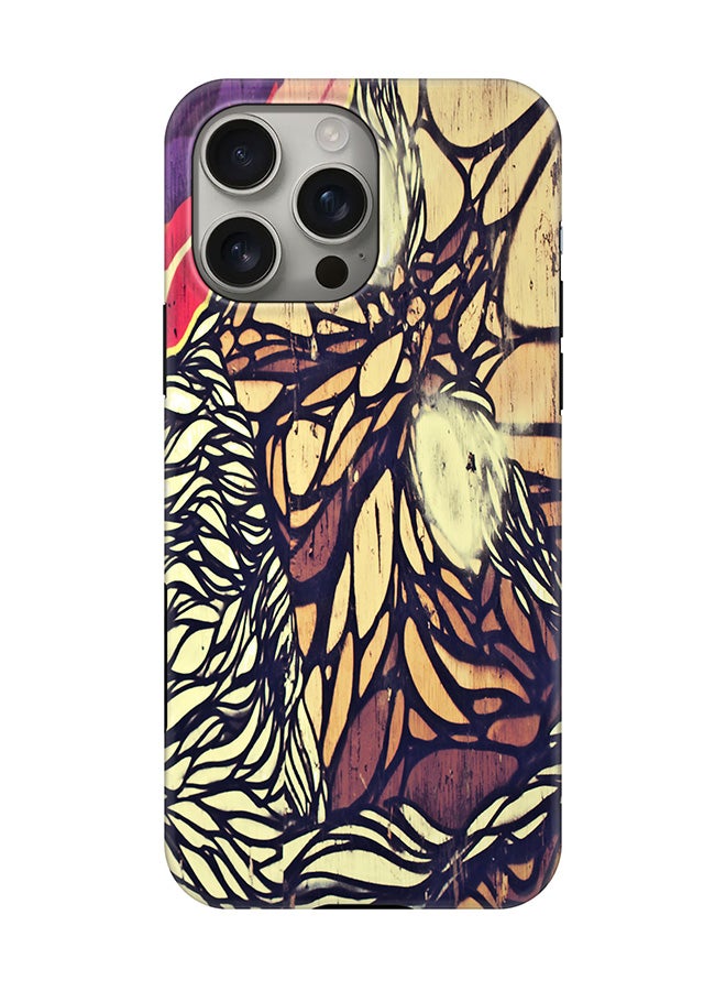 Stylizedd Tough Pro Magnetic Case for iPhone 16 Pro Max, Dual Layer hybrid PC + TPU Mobile Cover Matte - Wise Graffitti  - Image 1