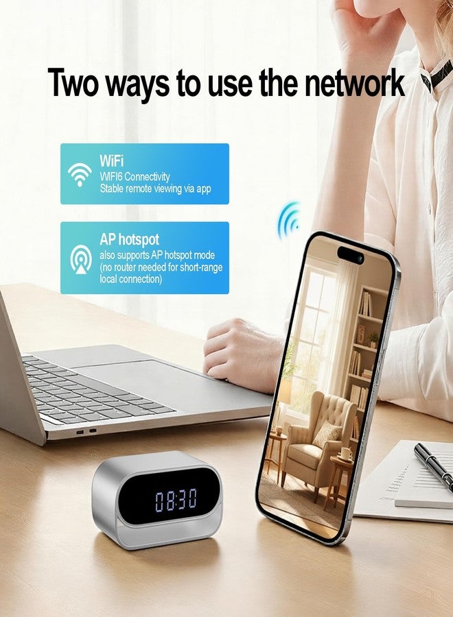 ساعة InCliick الذكية اللاسلكية المزودة بكاميرا 4K ورؤية ليلية، لمراقبة الحيوانات الأليفة، تدعم التحكم عن بُعد عبر التطبيق وكشف الحركة - بدون صوت - Image 4