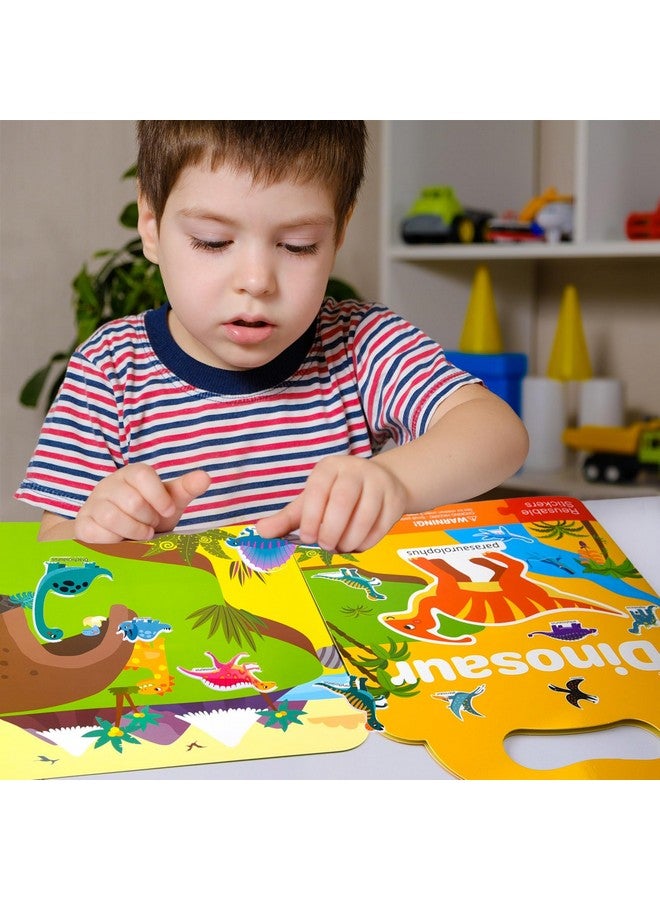 ASTARON Reusable Sticker Book For Toddlers, Vehicle Stickers Road Trip Activities Car Airplane Activities Travel Toys For Kids, Kids Quiet Time Activities (2-6 Age) - Image 5