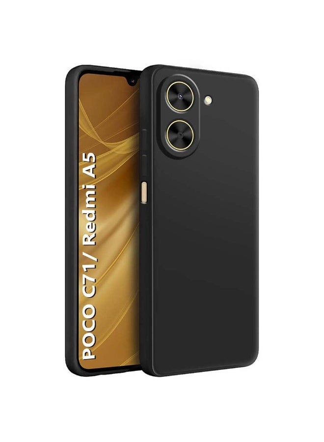 Case for Xiaomi Redmi A5 / Poco C71 Soft TPU Cover Lightweight Shock Protective Case with Camera Protection Designed for Redmi A5 - Image 5