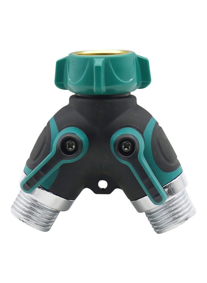 NIBEMINENT Splitter Garden Watering Connector Black/Green