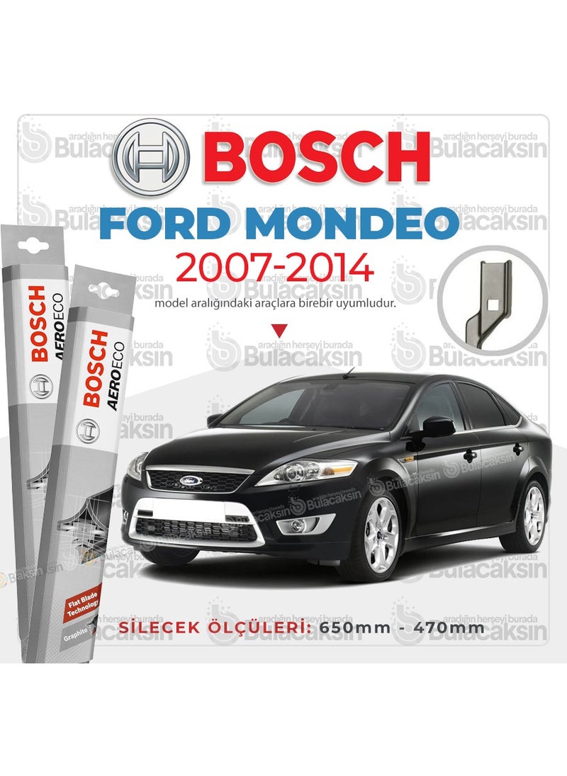 BOSCH Ford Mondeo Banana Wiper Set (2007-2014) Aeroeco  - Image 1