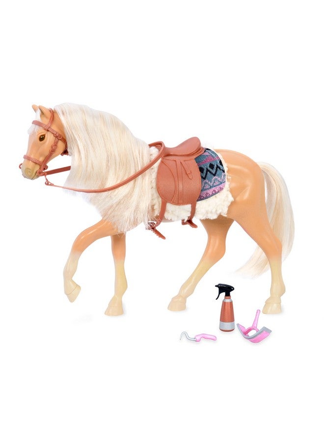 Lori Dolls - American Quarter Horse - Toy Horse - Light Brown 6-inch Horse for Mini Doll - Animal & Accessories - Play Set for Kids - 3 Years + (LO38004Z) - Image 1