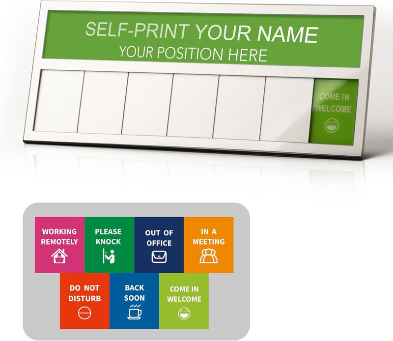 EliteSign Office Signs 7 Options Grey Door Signs - Image 1