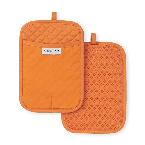 KitchenAid Asteroid Pot Holder 2Pack Set Honey 7x10 - Image 1