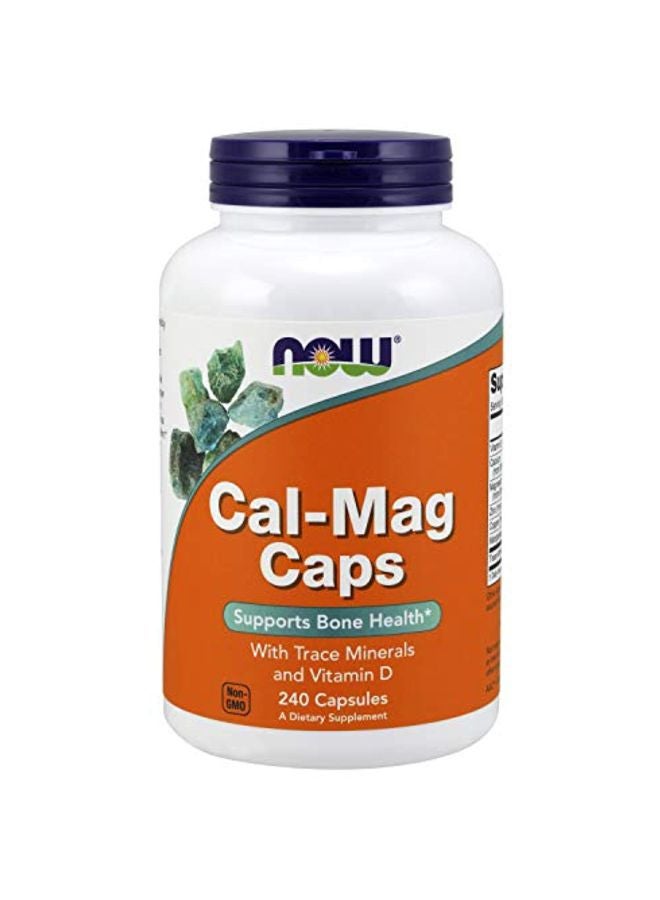 Now Foods Cal-Mag Caps - 240 Capsules - Image 1