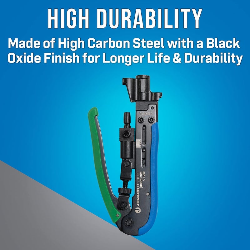 Jonard Tools CT-200 Universal Compression Tool for Coaxial Cable F Connector - Image 5