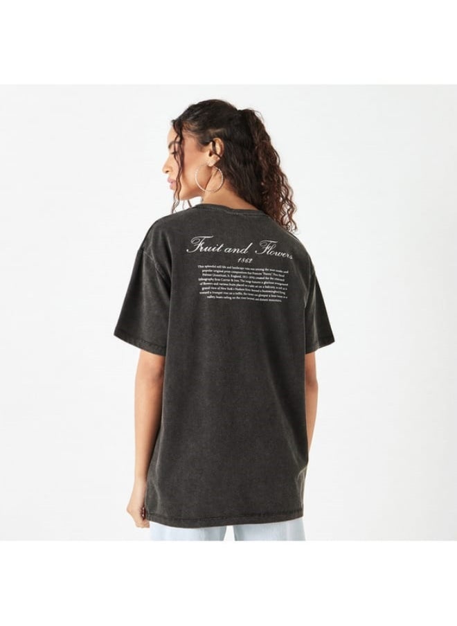 SP Characters - Embellished T-shirt with Crew Neck and Short Sleeves - Image 1