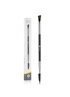 KingMas KINGMAS Eyebrow Brush, Professional Dual Angled Eye Brow Brush and Spoolie Brush Eyelash Comb Eyebrow Tool (Black) 