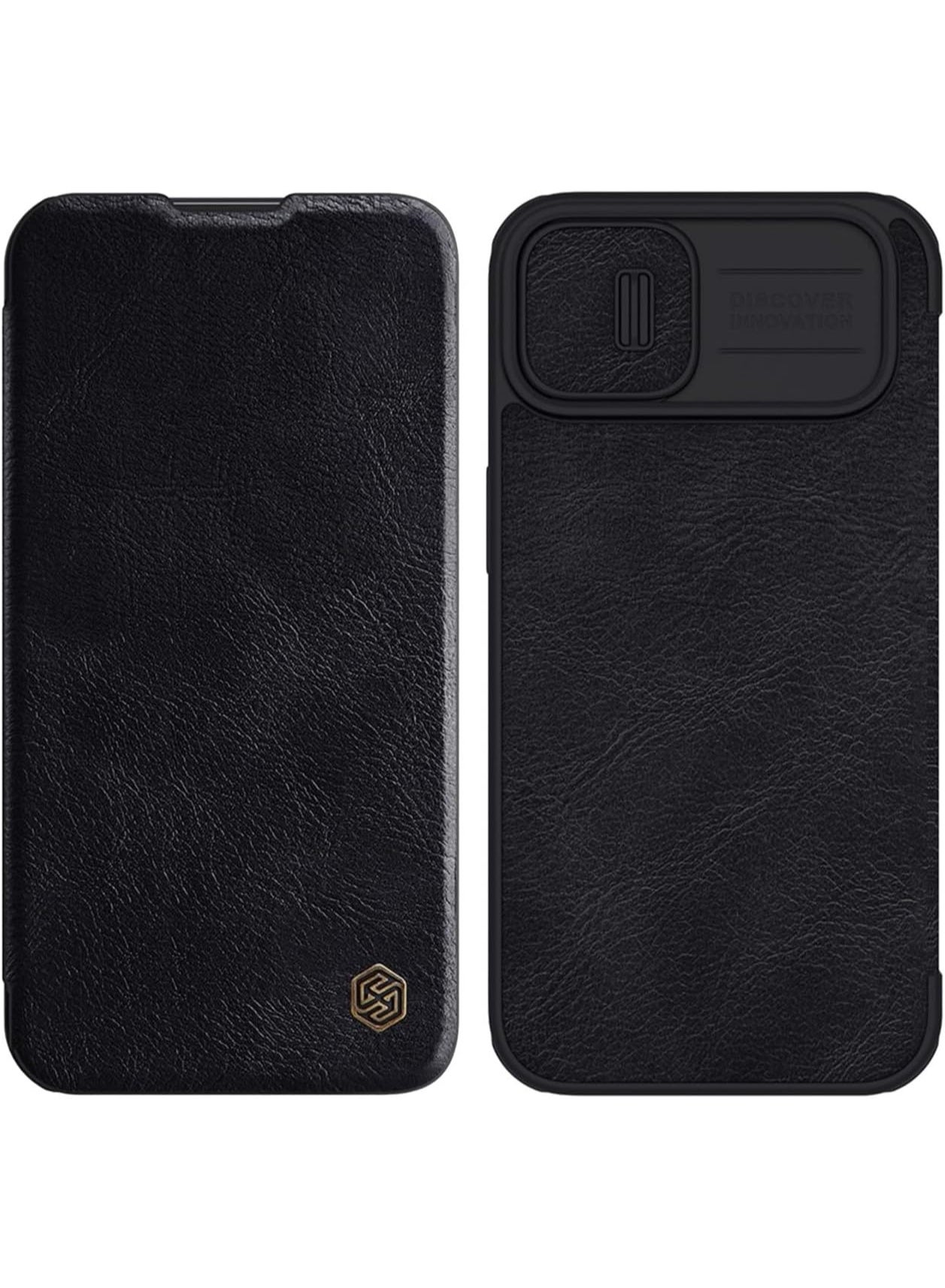 نيلكين Nillkin iPhone 14 Pro Max Leather Flip Case puleather 6.7 inch