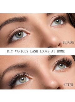 RATSAW Natural False Eyelashes Eyelash Extensions Mixed Lash Clusters Kit 108 Pieces Cluster Eyelash Kit Individual Lashes with Eyelash Glue Remover and Tweezers  - Image 5