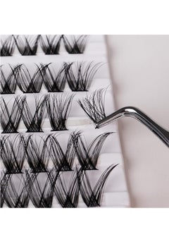RATSAW Natural False Eyelashes Eyelash Extensions Mixed Lash Clusters Kit 108 Pieces Cluster Eyelash Kit Individual Lashes with Eyelash Glue Remover and Tweezers  - Image 4