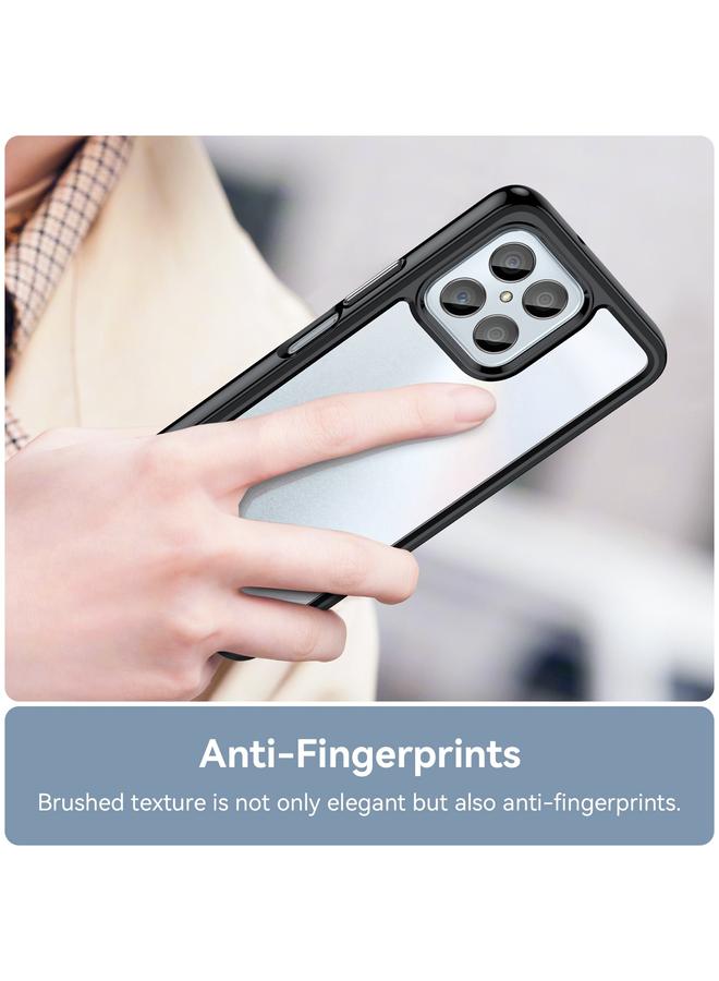 اس-توب جراب هاتف Honor X6S من سلسلة ملونة من الأكريليك الهجين المصنوع من مادة TPU - Image 5