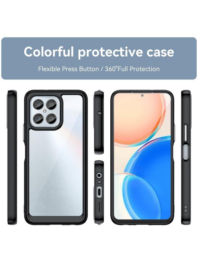 اس-توب جراب هاتف Honor X6S من سلسلة ملونة من الأكريليك الهجين المصنوع من مادة TPU - Image 2