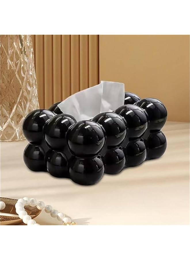 Beauenty Bubble Shaped Tissue Box - Marsh Malow Shaped Tissue Box | Creative Tissue Box | Decorative Tissue Box | Facial Paper Organizer Dispenser | Cloud Shaped Tissue Box | Bubble Tissue Holder for Car  - Image 2