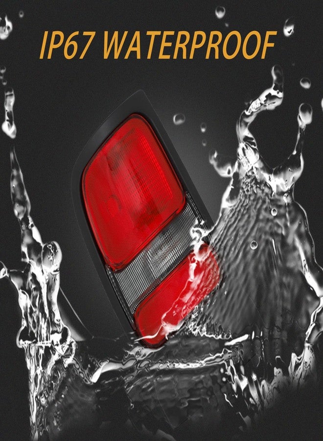 MiKaFex Tail Light Assembly Compatible With 1994-2001 Dodge Ram 1500 2500 3500 Driver and Passenger Side Rear Brake Lamps - Image 3