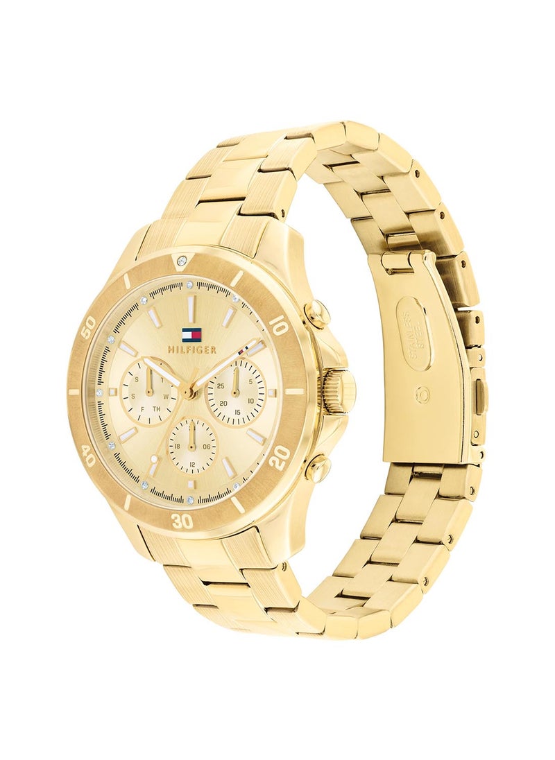 TOMMY HILFIGER Women's Analog Round Shape Stainless Steel Wrist Watch 1782640 - 38 Mm  - Image 2