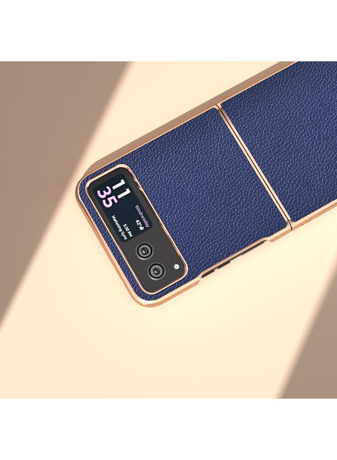 S-TOP Case For Motorola Razr 40 Genuine Leather Mino Series Nano Plating Phone Case - Image 5