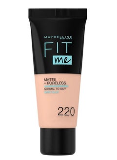 MAYBELLINE NEW YORK Fit Me Matte + Poreless – 220 Natural beige  - Image 1