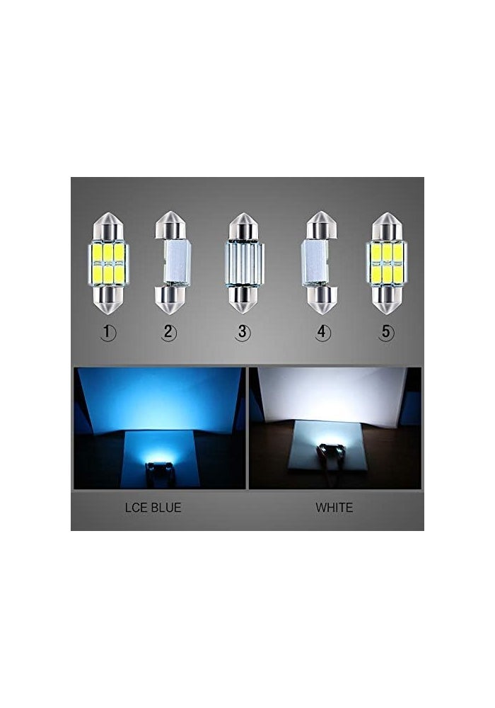 QASULER 2Pcs C5W 39mm Canbus License Plate Light Bulbs - Image 4