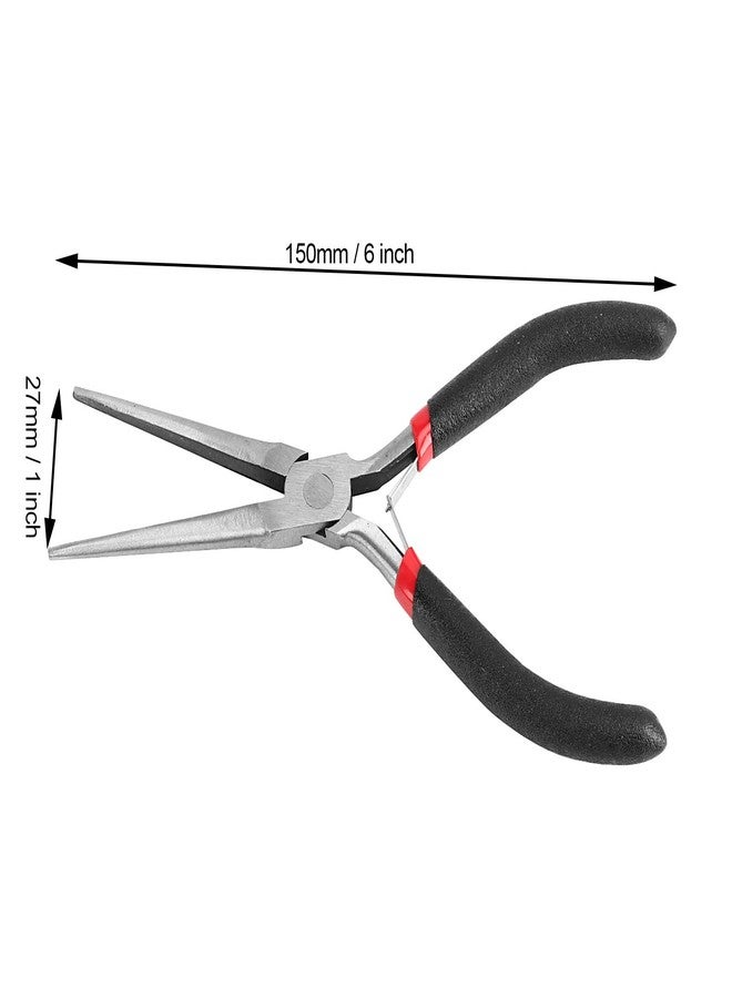 JOIKIT 10 Pack 6 Inch Extra Long Needle Nose Pliers, Mini Precision Needle Nose Pliers Set Repair Tool for Wire Wrapping, DIY Crafts, Electronic Repair - Image 2