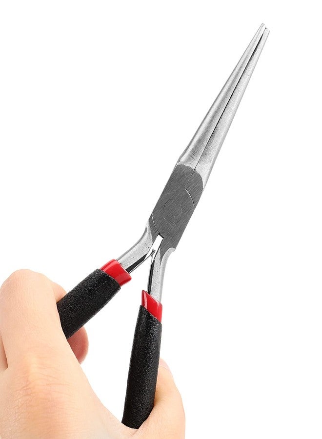 JOIKIT 10 Pack 6 Inch Extra Long Needle Nose Pliers, Mini Precision Needle Nose Pliers Set Repair Tool for Wire Wrapping, DIY Crafts, Electronic Repair - Image 4