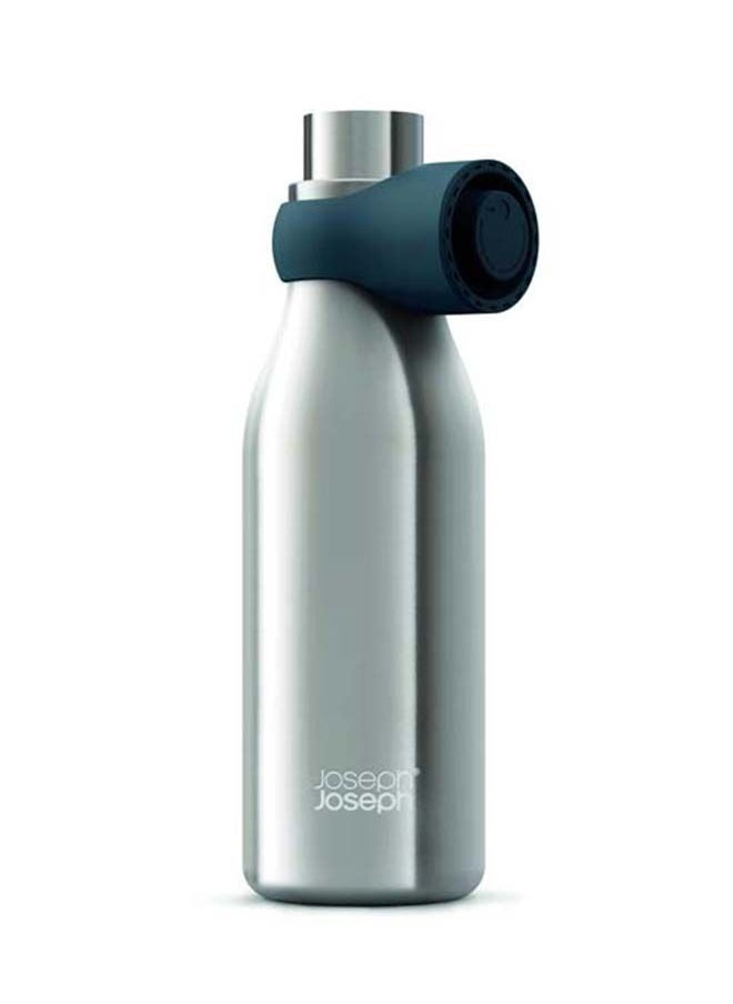 Joseph Joseph - Joseph Joseph Loop Vacuum Insulated Water Bottle 500 ml BrushedAnthracite - Image 1
