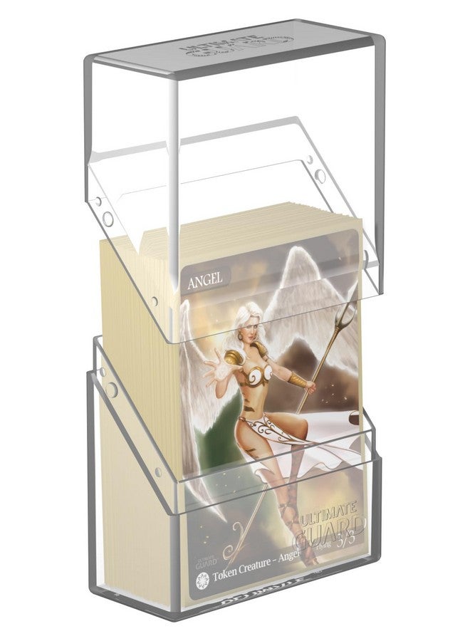 Ultimate Guard Boulder 40+ Classic, Deck Case for 40 Double-Sleeved TCG Cards, Clear, Secure & Durable Storage for Trading Card Games - Image 3