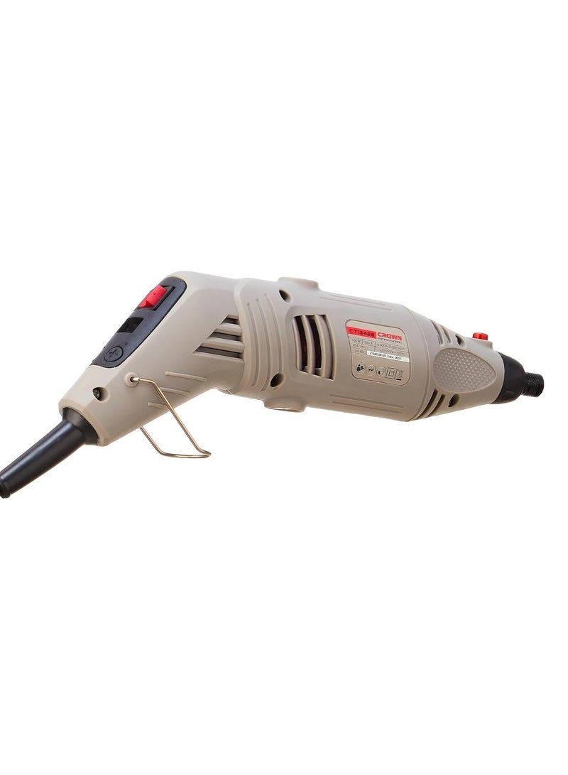 Crown Mini Grinder CT13428 - , 150W, , Keyless Chuck, 3mm, Corded, 220V, Basic Style- with Bag - Image 3