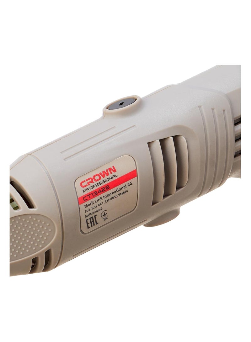 Crown Mini Grinder CT13428 - , 150W, , Keyless Chuck, 3mm, Corded, 220V, Basic Style- with Bag - Image 4