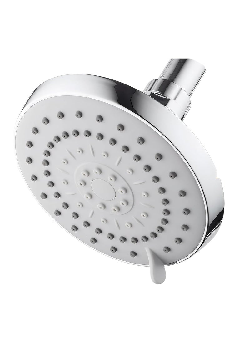 Carnival CARNIVAL Luxury Adjustable Multi Flow 5 Mode Function ABS (5" inch) Round Shaped Overhead Shower Without ARM | Pellet,Massage & Rain Flow Shower Head For Bathroom  - Image 1